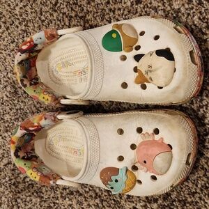 Crocs x Squishmallows Classic Clog Child Plush Fabric Heel Strap Size 1